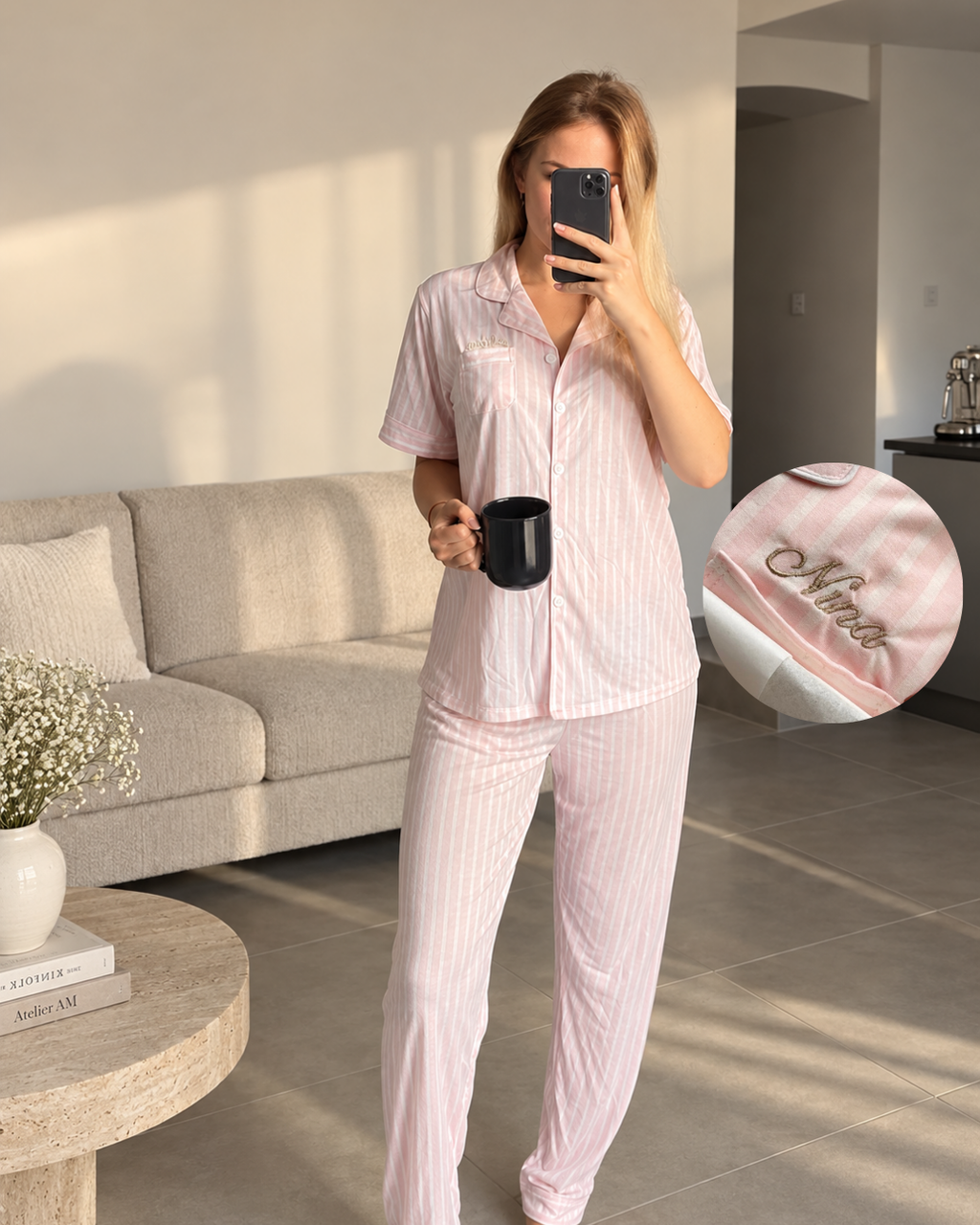 Pyjama Romy - Rose