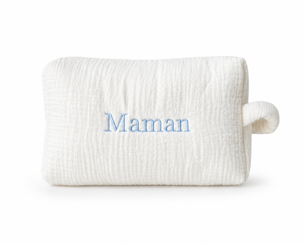 Trousse de toilette gaze de coton