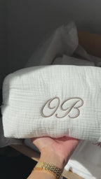 Trousse de toilette gaze de coton